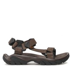 Sandały Teva. Brązowe sandały męskie Teva, bez zapięcia. Za 329.99 zł.