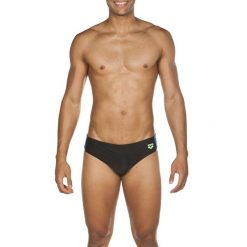 Kąpielówki slipy męskie na basen Arena Ren Brief. Czarne kąpielówki męskie Arena, m, bez wzorów, do pływania. Za 49.99 zł.
