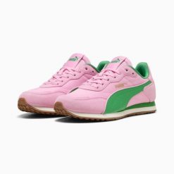 Buty sportowe damskie Puma ST MILER ROSE 40263617. Czerwone obuwie sportowe damskie Puma, bez wzorów, z gumy, do biegania. Za 195.67 zł.