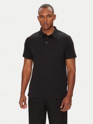 Calvin Klein Polo Supima LV04LB276G Czarny Regular Fit. Czarne koszulki polo męskie Calvin Klein, m, bez wzorów, z bawełny, bez ramiączek. Za 239.99 zł.