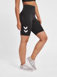 Damskie wysokie szorty Hummel MT Grace. Czarne szorty sportowe damskie Hummel, na wiosnę, xs, bez wzorów, z elastanu, klasyczne, z podwyższonym stanem, na fitness i siłownię. Za 212.45 zł.