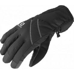 Salomon Rękawiczki Narciarskie Icon Gtx W Black S. Czarne rękawiczki damskie Salomon, na zimę, z gore-texu. W wyprzedaży za 209.00 zł.