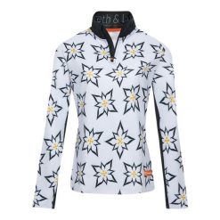 Bluza narciarska Damska Gareth & Lucas The One Hundred and Twelve. Białe bluzy damskie GARETH & LUCAS, bez wzorów, z elastanu, bez kaptura, narciarskie. Za 229.99 zł.