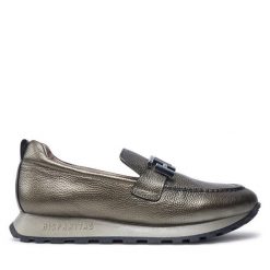 Półbuty Hispanitas. Żółte półbuty damskie Hispanitas, bez wzorów, bez obcasa, na płaskiej podeszwie, bez zapięcia. Za 629.99 zł.