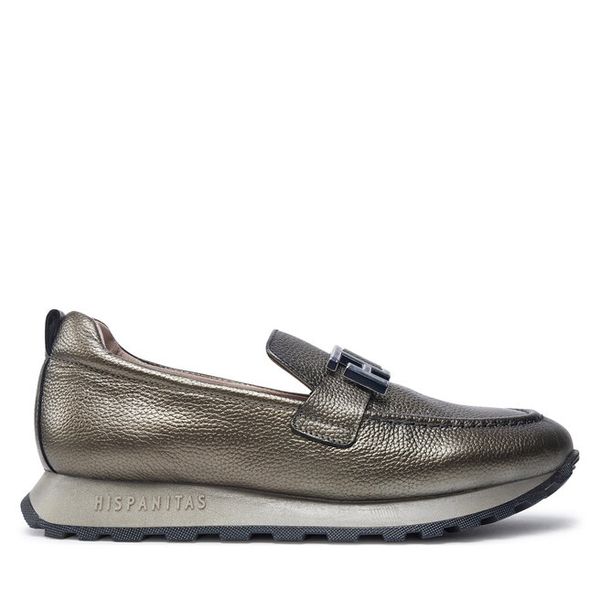 Półbuty Hispanitas. Żółte półbuty damskie Hispanitas, bez wzorów, bez obcasa, na płaskiej podeszwie, bez zapięcia. Za 629.99 zł.