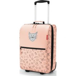 Walizka Trolley Kids XS Cats and Dogs brzoskwiniowa. Walizki męskie Reisenthel, w kolorowe wzory, z materiału. Za 379.00 zł.