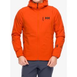 Izolacyjna kurtka trekkingowa z kapturem, elastyczna Helly Hansen Odin 2.0. Niebieskie kurtki męskie Helly Hansen, l, bez wzorów, eleganckie, z kapturem. Za 827.99 zł.
