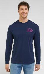 LEE RELAXED LONGSLEEVE TEE MĘSKA KOSZULKA Z DŁUGIM RĘKAWEM EMPEROR 112341754 LL94015537. Bluzki z długim rękawem męskie Lee, m, bez wzorów, bez kołnierzyka. Za 129.99 zł.