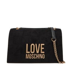 Torebka LOVE MOSCHINO. Czarne torebki do ręki damskie Love Moschino, bez wzorów, klasyczne, bez dodatków. Za 709.99 zł.