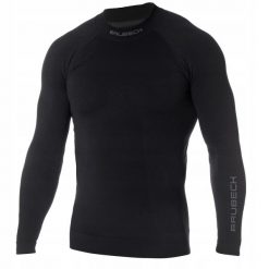 Bluza męska bielizna termoaktywna Brubeck Thermo Extreme. Czarna bielizna termoaktywna męska Brubeck, m, bez wzorów, bez kaptura. Za 228.99 zł.