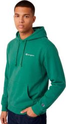 Champion Bluza męska Champion Hooded Sweatshirt zielona 221791 GS108 XL. Zielone bluzy męskie Champion, m, bez wzorów, bez kaptura. Za 258.11 zł.