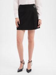 HUGO Mini spódniczka Kobiety Sztuczne włókno czarny, 36. Czarne spódnice damskie Hugo, bez wzorów, z wiskozy, eleganckie, mini, dopasowane. Za 699.95 zł.