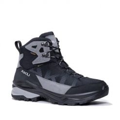 Buty sportowe trekkingowe męskie Aku Adapta Gore-tex. Czarne trekkingi męskie Aku, trekkingowe, gore-tex. Za 399.00 zł.