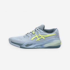 Buty tenisowe męskie ASICS Gel Resolution X na mączkę ceglaną. Brązowe buty sportowe męskie Asics, z kauczuku, bez zapięcia, tenisowe. Za 699.99 zł.