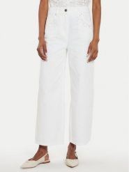 Morgan Jeansy 242-PEZEL Biały Wide Leg. Białe jeansy damskie Morgan. Za 209.99 zł.