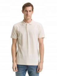 T-SHIRT KOSZULKA POLO MĘSKA TOM TAILOR BAWEŁNIANA GŁADKA KREMOWA. Brązowe koszulki polo męskie Tom Tailor, m, bez wzorów, z bawełny, bez kołnierzyka, bez ramiączek, na fitness i siłownię. Za 99.00 zł.