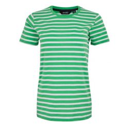 Damska Koszulka W Paski Bayletta. Białe koszulki sportowe damskie Regatta, xl, bez wzorów, sportowe, bez kołnierzyka. Za 43.99 zł.