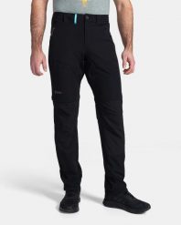 Męskie spodnie outdoorowe Kilpi HOSIO-M. Czarne eleganckie spodnie męskie Kilpi, m, bez wzorów, z materiału, długie. Za 292.95 zł.