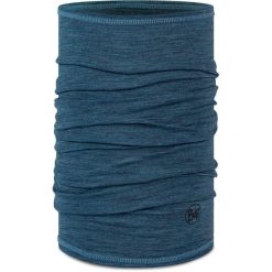 Chusta Buff Merino Lightweight Tempest uni. Niebieskie szaliki i chusty damskie Buff, bez wzorów, z wełny, sportowe. Za 129.90 zł.