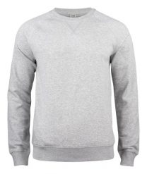Clique Premium OC Roundneck bluza z okrągłym dekoltem z bawełny organicznej –. Szare bluzy męskie CLIQUE, m, bez wzorów, z bawełny, bez kaptura. Za 232.93 zł.