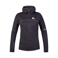 Damska kurtka narciarska z kapturem Hannah Meda. Szare kurtki sportowe damskie Hannah, na zimę, l, bez wzorów, z kapturem, narciarskie. Za 263.99 zł.