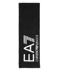 Szalik EA7 Mountain Visibility. Czarne szaliki męskie EA7, na zimę, bez wzorów, z materiału. Za 179.99 zł.
