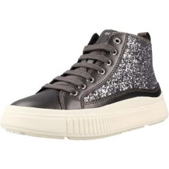 Buty GEOX J LAQUINNY GIRL Szary. Szare trekkingi damskie Geox, trekkingowe. Za 208.99 zł.