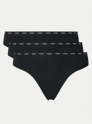 Guess Komplet 3 par fig klasycznych O5RG12 K6YW1 Czarny. Czarne figi damskie Guess, xs, z aplikacjami, z bawełny. Za 109.99 zł.