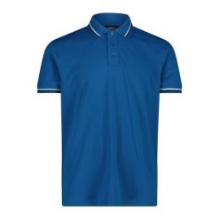 Polo CMP. Niebieskie koszulki polo męskie CMP, m, bez wzorów, sportowe, bez ramiączek. Za 187.50 zł.