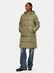 Pieces Płaszcz zimowy 17115627 Zielony Regular Fit. Zielone kurtki damskie Pieces, na zimę, xl, bez wzorów, z syntetyku, bez kaptura. Za 209.99 zł.