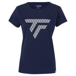 Koszulka damska Tecnifibre Trainning 2023. Niebieskie koszulki sportowe damskie TECNIFIBRE, s, bez wzorów, bez kołnierzyka, bez ramiączek. Za 109.99 zł.