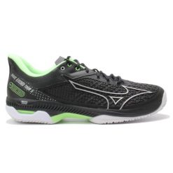 Buty do tenisa męskie Mizuno Wave Exceed Tour 5. Czarne buty sportowe męskie Mizuno, z materiału, bez zapięcia, tenisowe, mizuno wave. Za 618.00 zł.