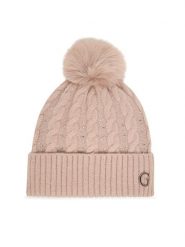 Guess Kapelusz 179113 Różowy. Czerwone czapki i kapelusze damskie Guess, na zimę, z aplikacjami. Za 89.99 zł.