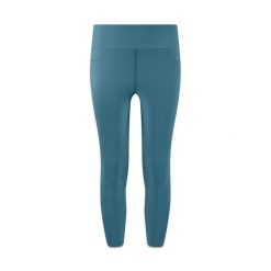 Dziewczęce legginsy jeździeckie o średniej przyczepności Kentucky Miami. Zielone legginsy dla dziewczynek KENTUCKY HORSEWEAR, bez wzorów. Za 476.50 zł.