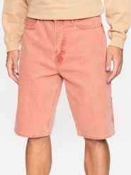 Hugo Szorty jeansowe 50489893 Pomarańczowy Regular Fit. Brązowe szorty męskie Hugo, m, bez wzorów, z bawełny. Za 769.99 zł.