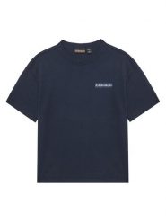 Napapijri T-Shirt S-Ahr NP0A88ZO M Granatowy Regular Fit. Niebieskie t-shirty dla chłopców Napapijri, bez wzorów, z bawełny, bez ramiączek. Za 69.99 zł.