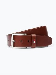 Tommy Hilfiger pasek skórzany Mężczyźni skóra brązowy, 100. Brązowe paski damskie Tommy Hilfiger, bez wzorów, ze skóry, eleganckie. Za 229.95 zł.