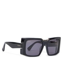 Okulary przeciwsłoneczne Max Mara. Czarne okulary przeciwsłoneczne damskie Max Mara. Za 679.99 zł.