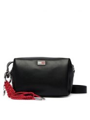 Tommy Jeans Torebka Tjw City Charm Camera Bag AW0AW18456 Czarny. Czarne listonoszki damskie Tommy Jeans, bez wzorów, z jeansu, bez dodatków. Za 409.99 zł.
