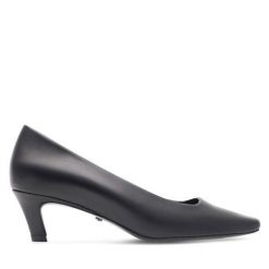 Szpilki GINO ROSSI. Czarne szpilki damskie Gino Rossi, bez wzorów, bez obcasa, bez zapięcia. Za 299.99 zł.