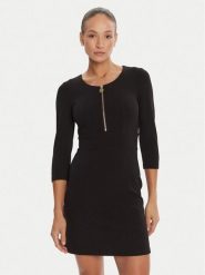 Rinascimento Sukienka koktajlowa CFC0125584003 Czarny Slim Fit. Czarne sukienki damskie Rinascimento, m, bez wzorów, z syntetyku, wizytowe, bez kołnierzyka, bez ramiączek. Za 349.99 zł.