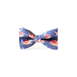 Mucha Zdrów jak Ryba. Niebieskie krawaty i muchy Edyta kleist, w paski, z tkaniny, eleganckie. Za 99.00 zł.