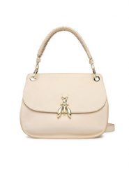 Patrizia Pepe Torebka 8B0312/L162-W405 Écru. Torebki do ręki damskie Patrizia Pepe, bez wzorów, ze skóry, bez dodatków. Za 1,719.00 zł.