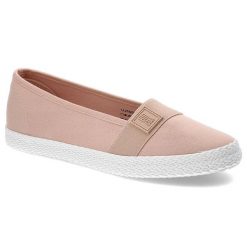 Różowe Tenisówki Big Star Wygodne Buty Damskie. Czerwone trampki i tenisówki damskie Big Star, bez wzorów, eleganckie, bez zapięcia. Za 109.00 zł.