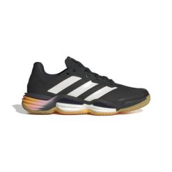Buty do koszykówki Dorosły Adidas Stabil 16 Indoor czarny. Brązowe obuwie sportowe damskie Adidas, bez wzorów, z materiału, do koszykówki. Za 549.99 zł.