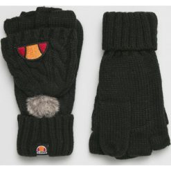 Ellesse - Rękawiczki. Czerwone rękawiczki damskie Ellesse, z dzianiny. W wyprzedaży za 99.90 zł.