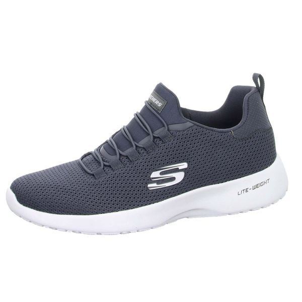 Buty Dynamight Rozmiar 47.5 Szary - 58360-GRY. Szare buty sportowe męskie Skechers, z materiału, bez zapięcia, trekkingowe. Za 219.99 zł.