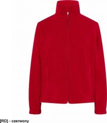 JHK FLRL300 - Bluza polarowa damska, taliowana, z suwakiem i dwoma zapinanymi kieszeniami - czerwony XS. Czerwone bluzy damskie JHK, xs, bez wzorów, z polaru, bez kaptura. Za 58.74 zł.