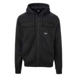 Bluza Rozpinana Męska Barin. Czarne bluzy męskie Hi-tec, l, bez wzorów, z bawełny, z kapturem. Za 211.99 zł.