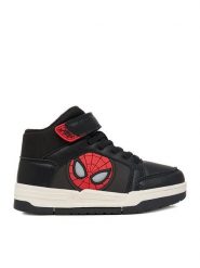 Spiderman Sneakersy CEO-BIC-AW26-331SPRMV Czarny. Czarne trampki i tenisówki chłopięce Spiderman, bez wzorów, ze skóry, bez zapięcia. Za 139.99 zł.